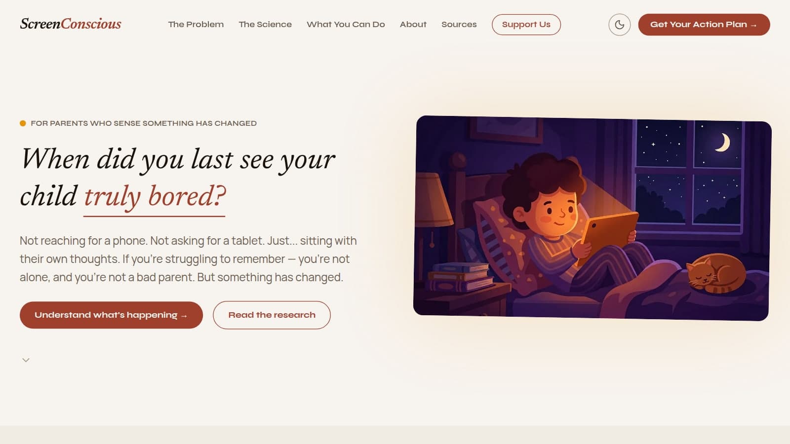 Screenshot of ScreenConscious